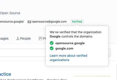 複数ドメインが Verified になっている